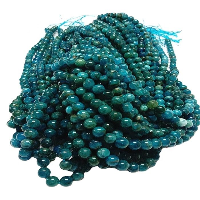 طبیعي اپایټ AB ګرد شکل موزونه نرم او شین جواهر 8