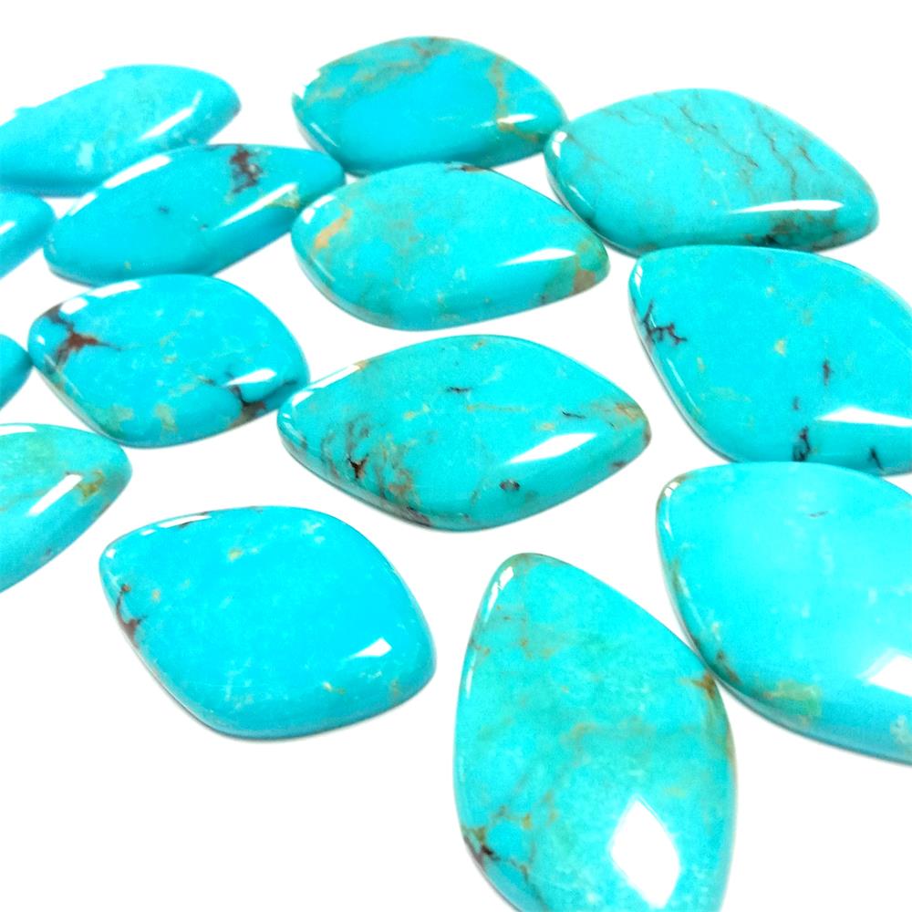 Tirkizni labavi dragi kamen za nakit 4x17x30mm nebušeno kamenje kruške labav par glatki ravni kabošon 15
