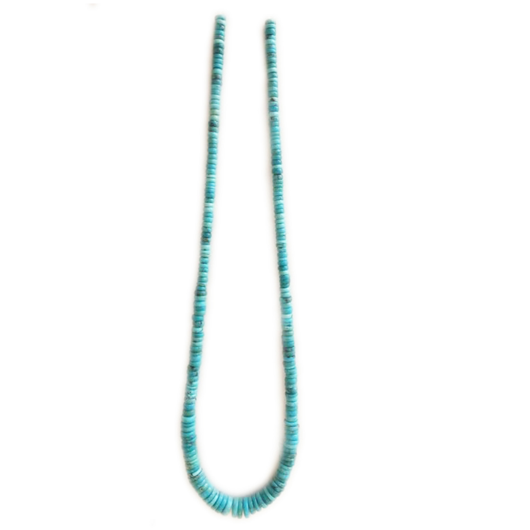 Natural USA Turquoise blue Gemstone beads fai teuga asoa 18
