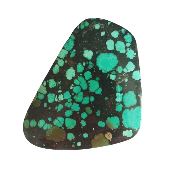 mabenyane a 'nete a turquoise cabochon ea tlhaho ea Turquoise lehakoe la boleng bo holimo Cabochon Turquoise lejoe la bohlokoa 15