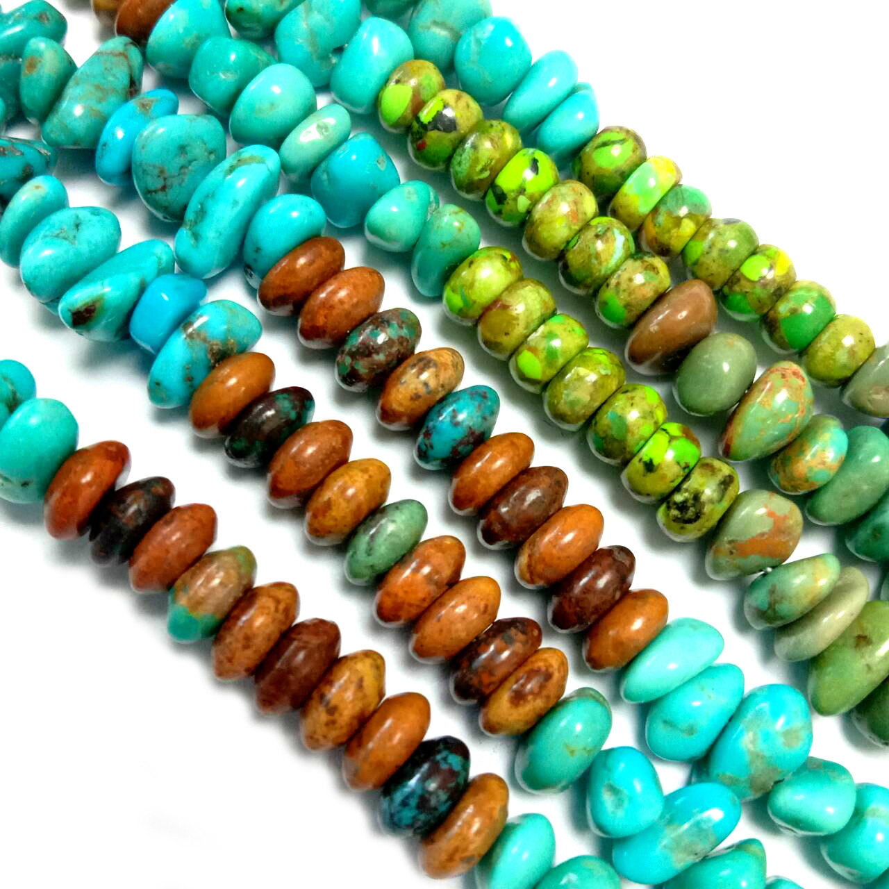 Genuine Turquoise Necklace Turquoise Beaded Necklace bracelet layering bracelet layering necklace natural turquoise 15