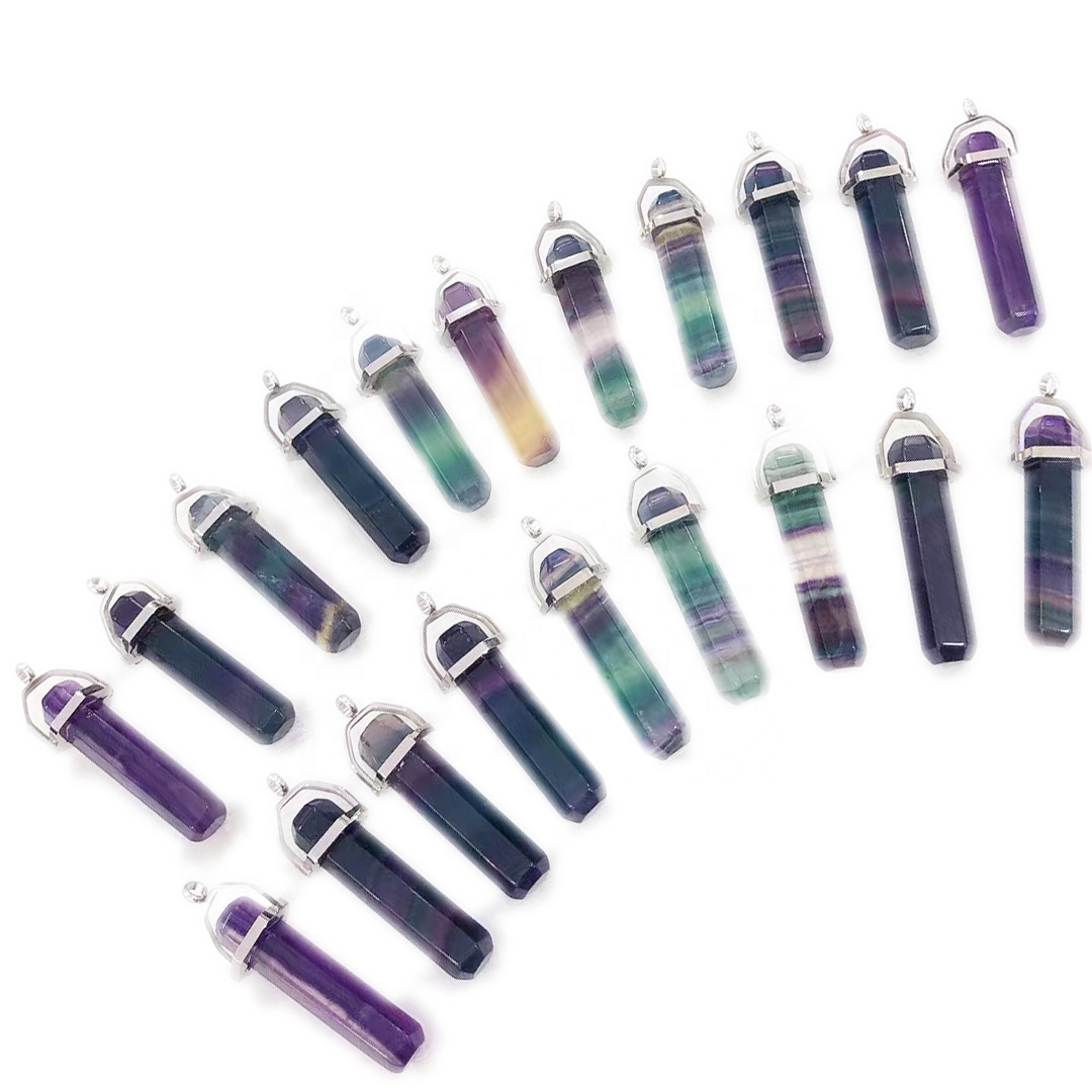 طبیعي افغانستان ماداګاسکر شنه کوارټز ګلاب کوارټز رنګ څو رنګه اندازه 39*10mm 14