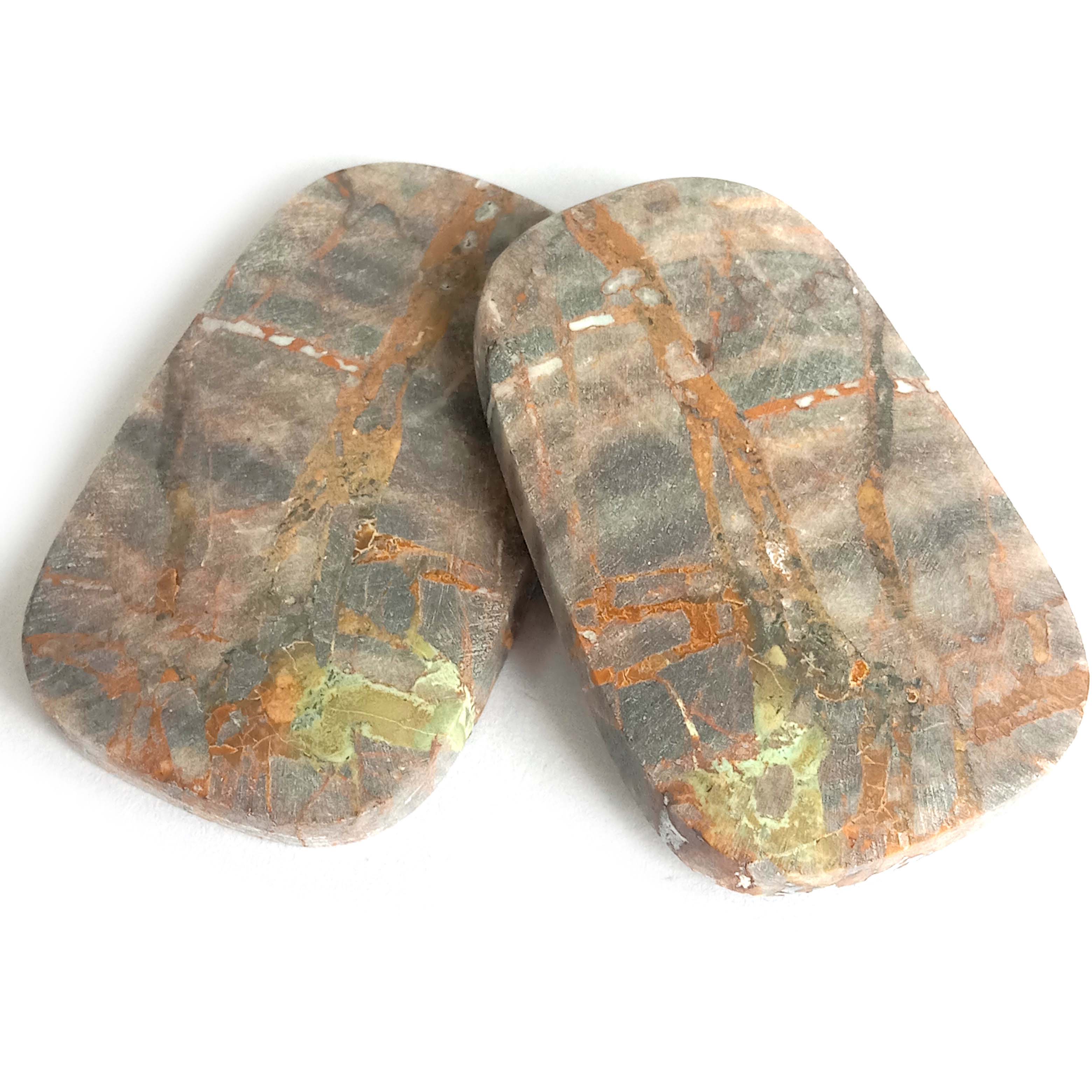 Brown American Turquoise Cabochon Baguette Shape 33x21mm Copper Turquoise Gemstone Turquoise Cabs Stone Ho Etsa Lehakoe 15