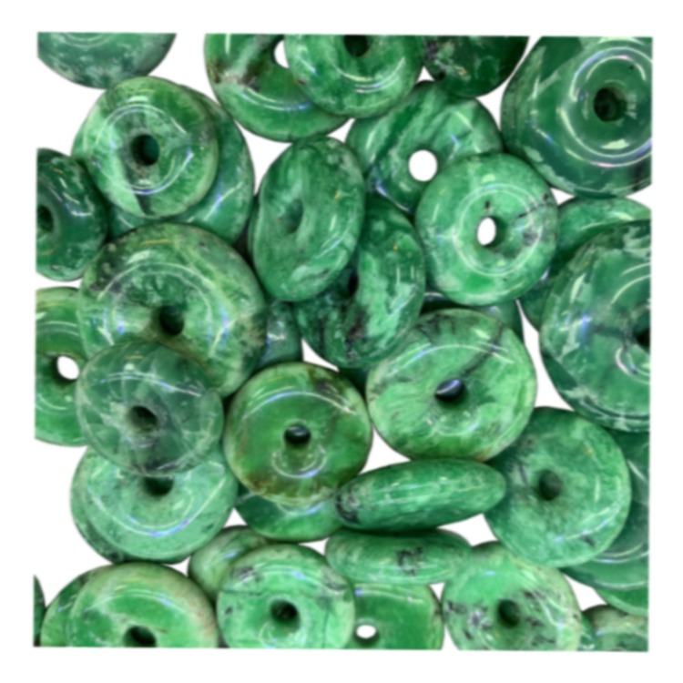 Malaysia Gemstone Natural jade donut color color real jewellery donut jewelry making 13