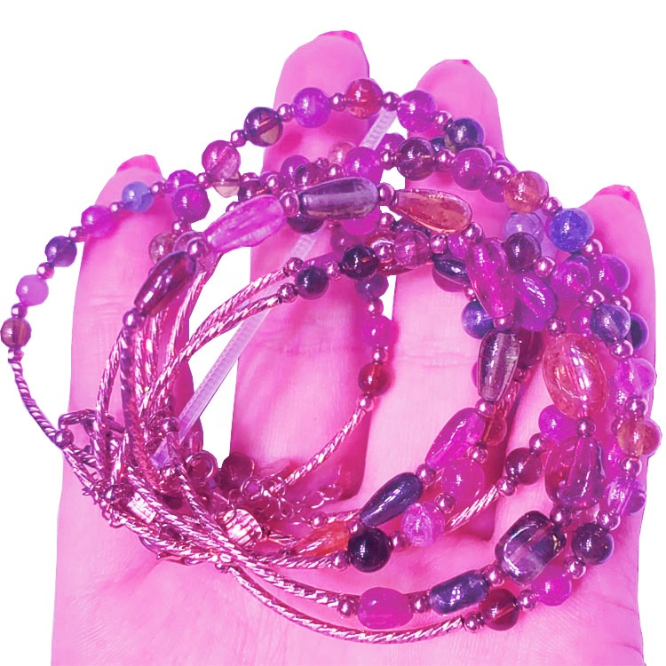 gift925 Jewelry famous brandSilver Charms women bracelet New Fashion Womens Tourmaline 17