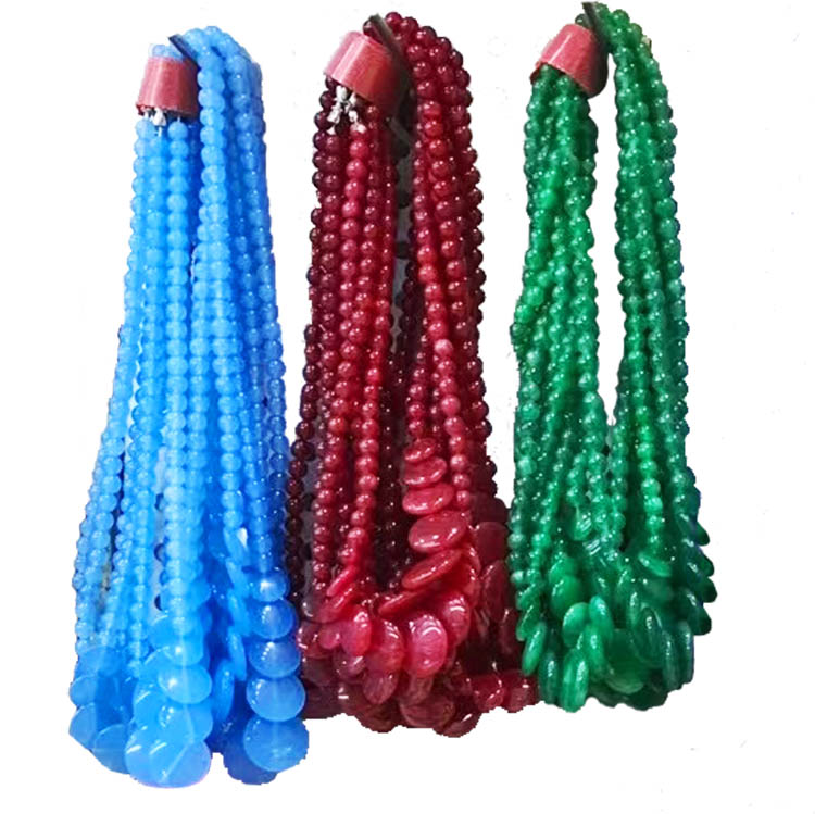 100% Qalîteya Bilind a pirreng Gemstone Beads Jade best jewelry 14