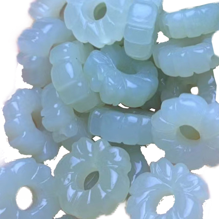 Gemstone Jewelry nephrite necklace ໂຊກດີ 2