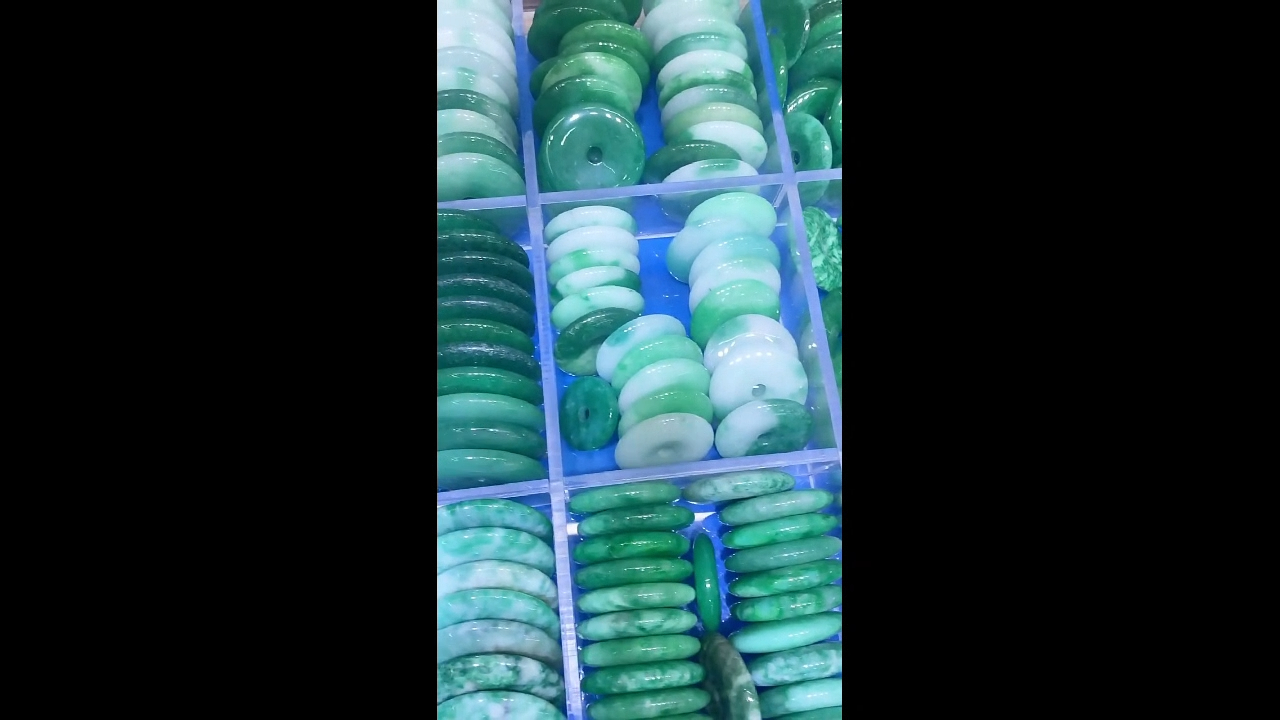Naturlig ädelstenSmycken Precious Jade bästa kvinnagåva grön 8