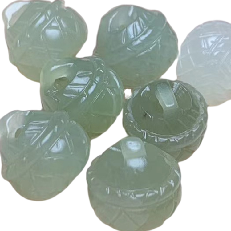 ଉତ୍କୃଷ୍ଟ ଫ୍ୟାଶନ୍ ପ୍ରାକୃତିକ ଗୋଲ ମଣି ନେଫ୍ରାଇଟ୍ କାରକାର୍ଯ୍ୟ ମଣି 1