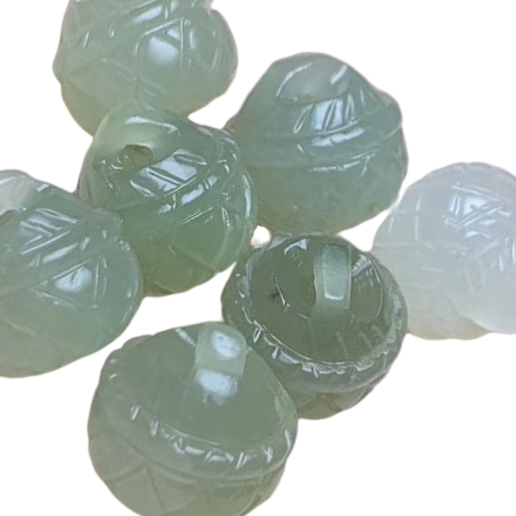 ଉତ୍କୃଷ୍ଟ ଫ୍ୟାଶନ୍ ପ୍ରାକୃତିକ ଗୋଲ ମଣି ନେଫ୍ରାଇଟ୍ କାରକାର୍ଯ୍ୟ ମଣି 4