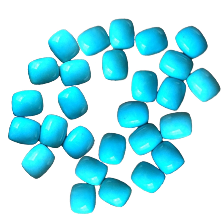 تۇرخۇن تەبىئىي مەيدانى ياستۇق تۇركۇزى 925 ستېرلىڭ كۈمۈش ھالقا ياساش ئۈچۈن ئۇخلاش گۈزەللىكى 15