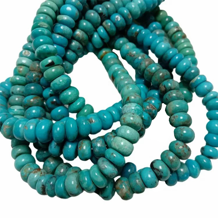 Natural Turquoise 2mm Smooth Round Beads Real Genuine Natural Turquoise Gemstone 16 Strand 18