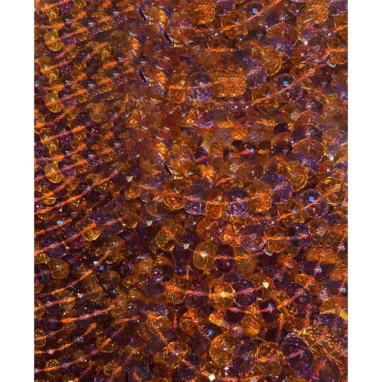 Sefaha sa 'Nete sa Tlhaho sa Lavender Amethyst se Losehileng Kereiti e Round Shape Lehakoe la Sebōpeho 14