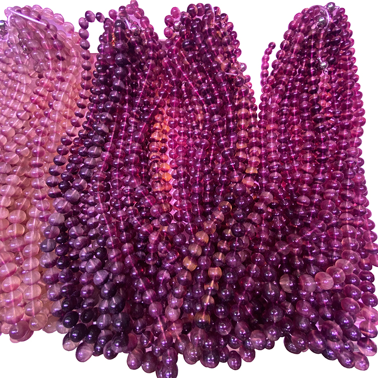 អង្កាំធម្មជាតិ ហ្វ្លុយអូរីត រាងមូល ត្បូងពេជ្ររលោង ខ្សែអង្កាំពេជ្រ ត្បូងពេជ្រ 14