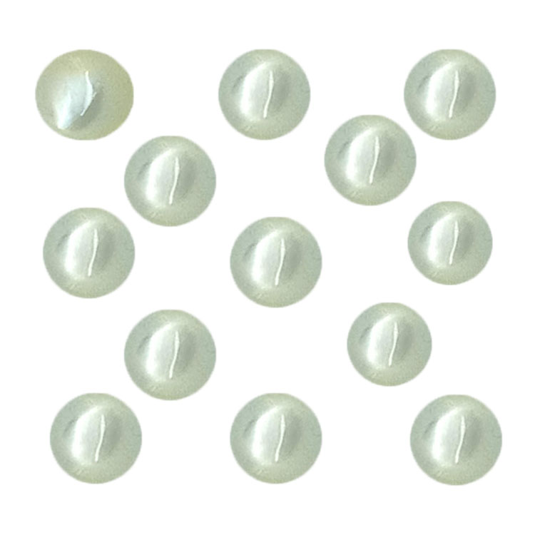 Diya xwezayî ya mircanê MOP şêlê Round Gemstone Cabochon 14