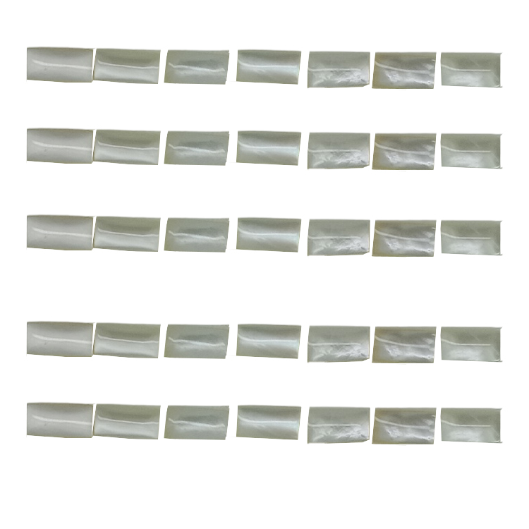 Natural Mother of pearl MOP shell rectangle Gemstone Cabochon 14