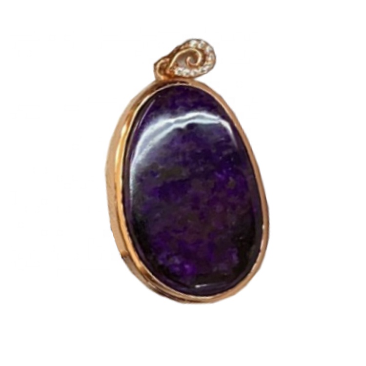 Fjólublár gimsteins lögun mismunandi litur náttúrulegur oriniga skartgrip 16