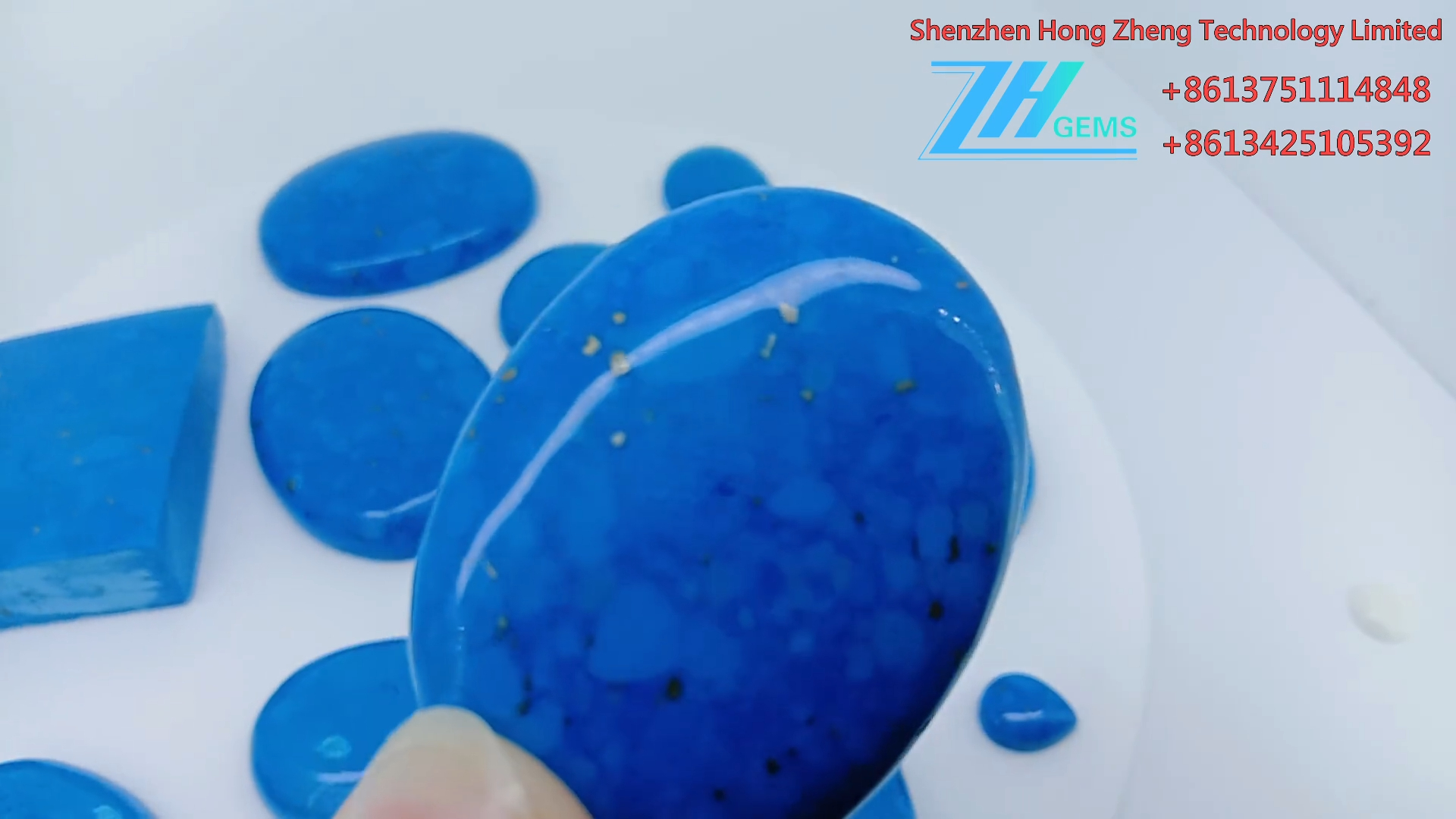 Arizona Turquoise Gemstone Smooth Cabochon Semi Precious 3