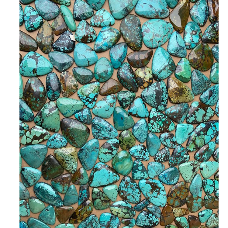 Moega matagofie turquoise Navettte Marquse Cabbochon 7
