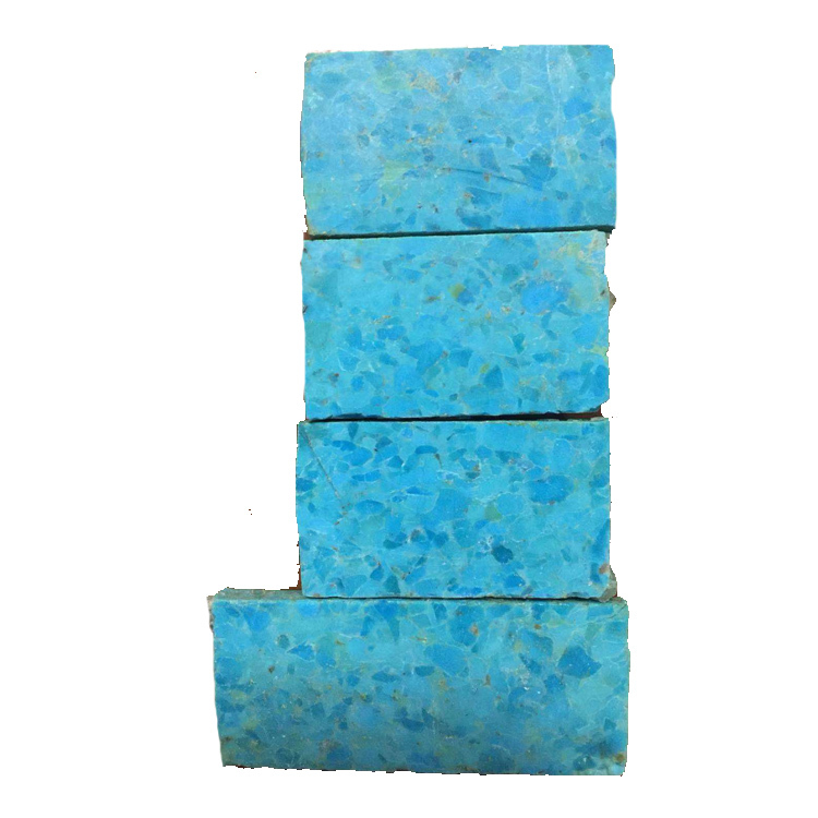 Segondè bon jan kalite turkwaz konprese materyèl ki graj Faktori pri natirèl ki graj materyèl turkwaz wòch 1