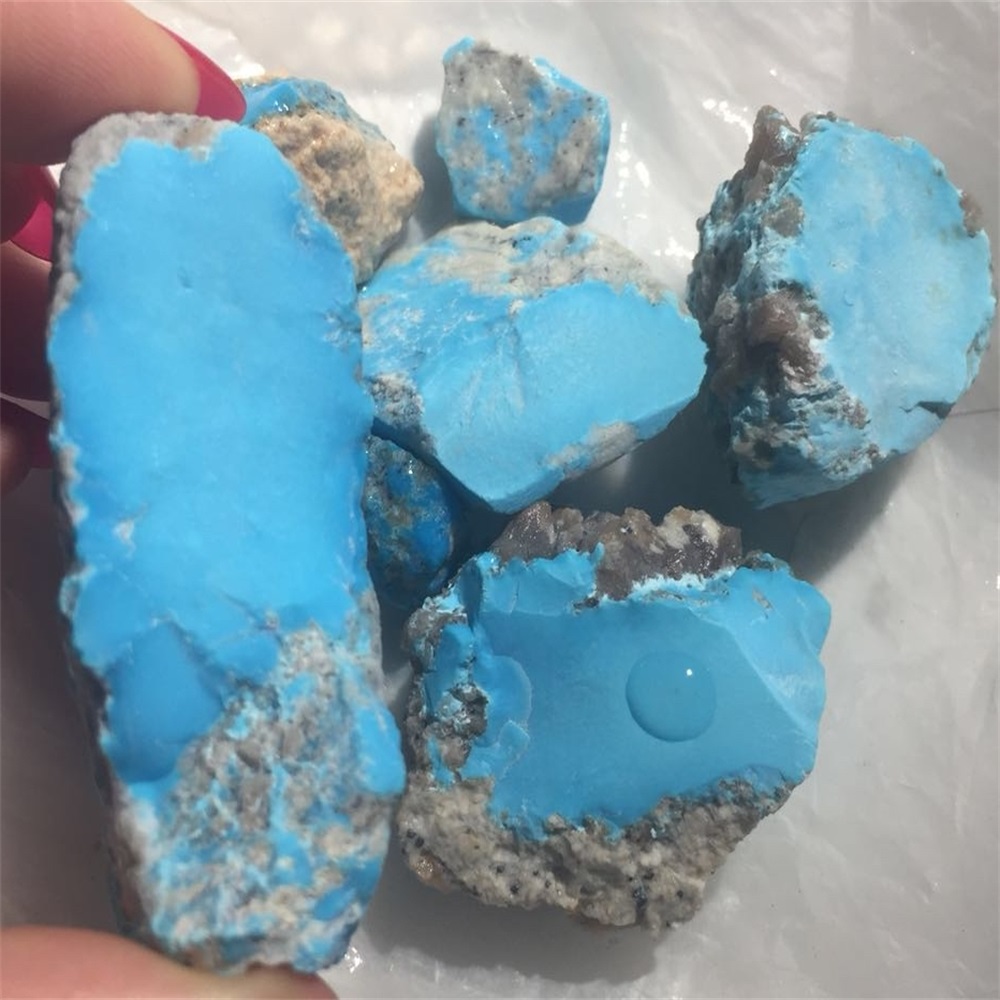 Natural Arizona Turquoise Raw For Jewelry Making Supplies 12
