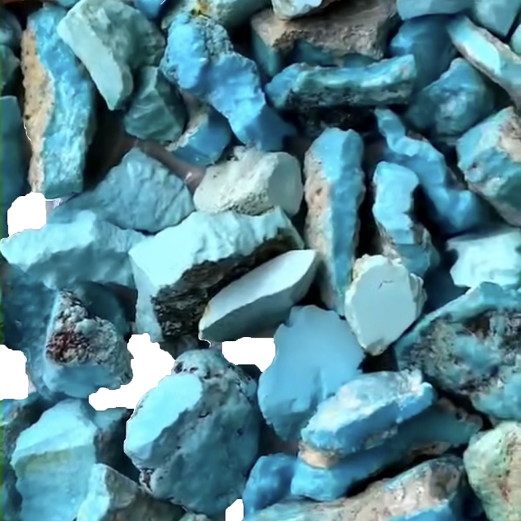 100% Natural Rough Turquoise Material 16
