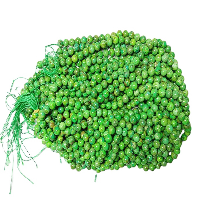 Natural Turquoise Round Beads Healing Energy Gemstone Loose Beads for Jewelry Making 14