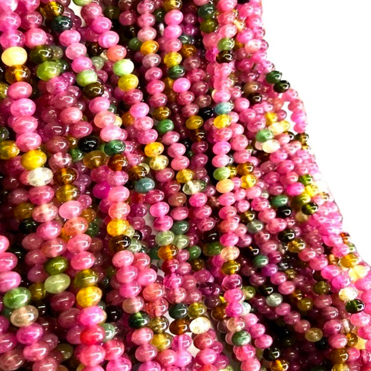 6mm asili ya tourmaline ya jiwe la jiwe la mawe 14