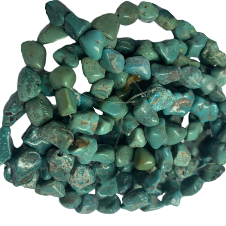 Cazibədar DIY firuzəyi daş muncuqları 18