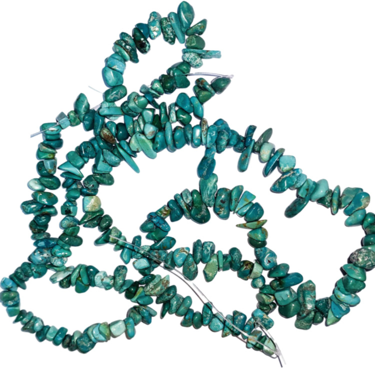 Böyük real firuzəyi nugget muncuqları 18