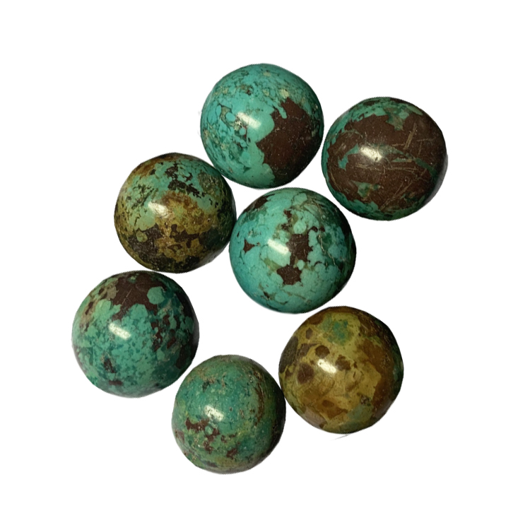 100% sitere na Turquoise Gemenone na-emegharị cha cha 18