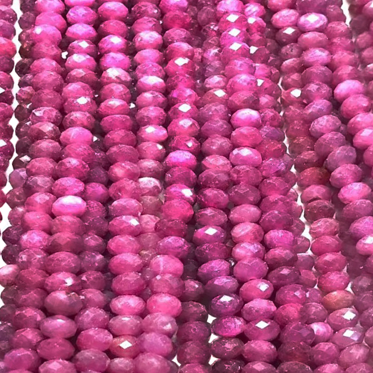 Ry Beads ya fuskanci Rondlle Beads tsawon 16 inch 14