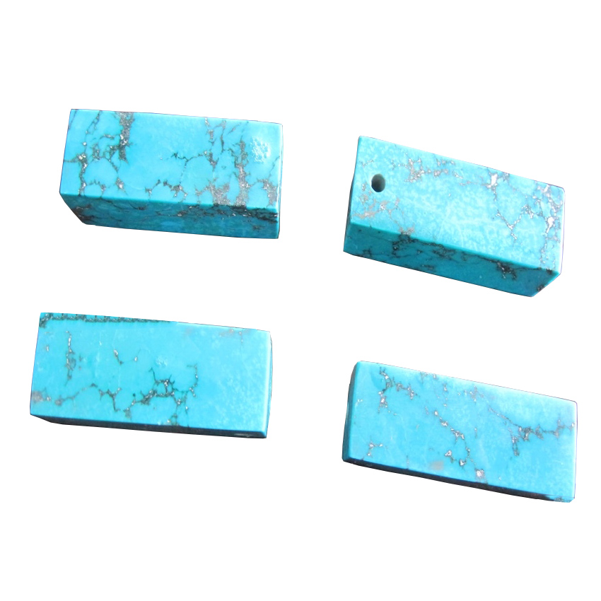 प्रामाणिक फिकट स्टोन क्यूब मणी, फिकट स्क्वेअर ब्रिक मणी 18