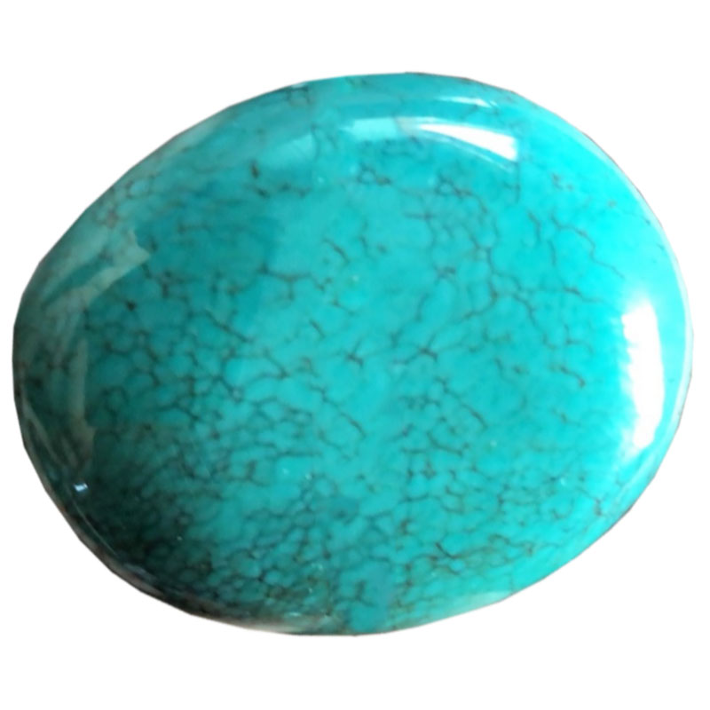Yuxu Gözəllik Firuzəyi Oval Muncuq 100 faiz Təbii Gemstone 18