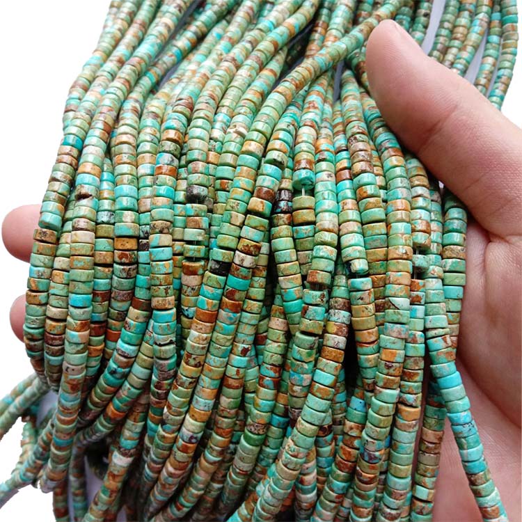 ඇරිසෝනා ටර්කියුයිස් හීෂි පබළු, හුබයි ටර්කියුයිස් බීජ හෙයිෂි පබළු 18