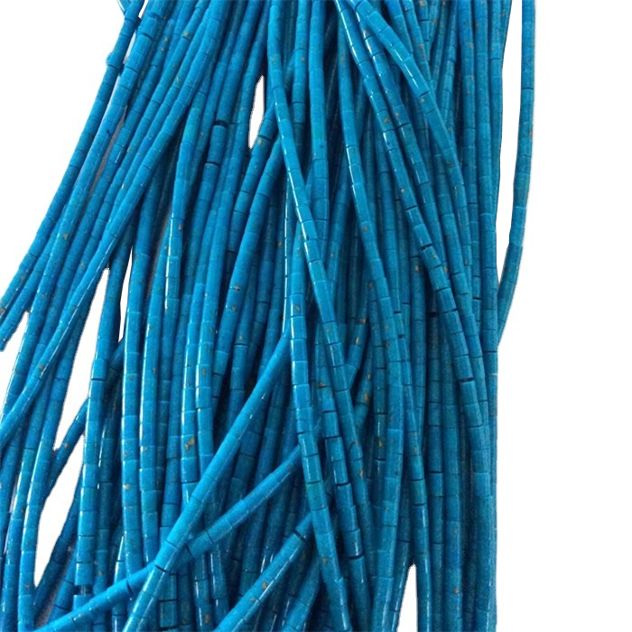 100% természetes türkiz heishi alakú gyöngyök 18