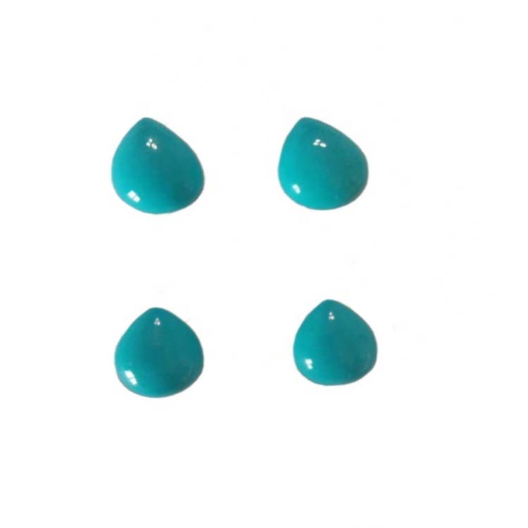 Pera turquesa 13x18mm Cabochon Jewelry Natural Beauty Beauty Turquoise Cabochon Formes de pera 15