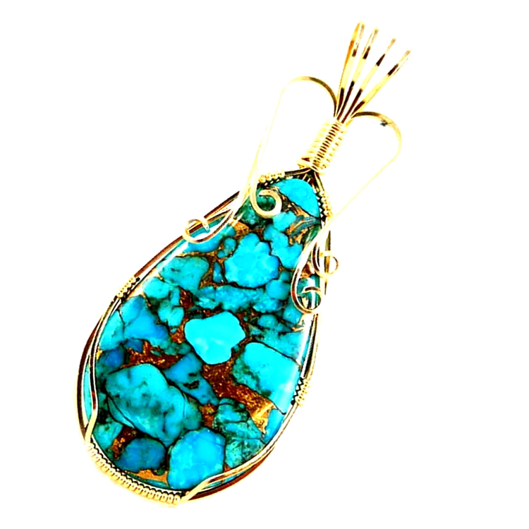 Ukuthengisa okushisayo kwesitayela esifushane turquoise pendant pendant esiqinile pendant 15