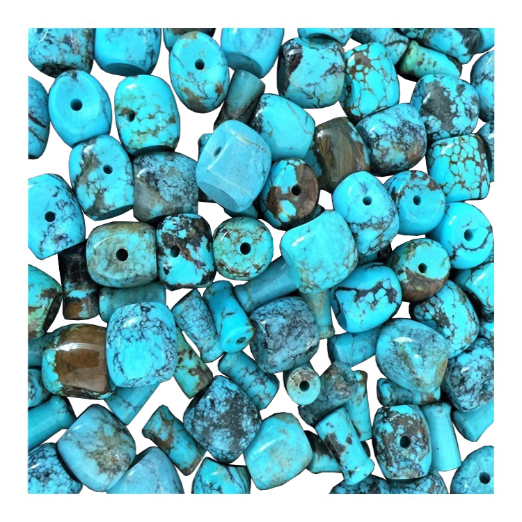 Turquoise Drum Beads Turquoise Gemstone spacer bead 18