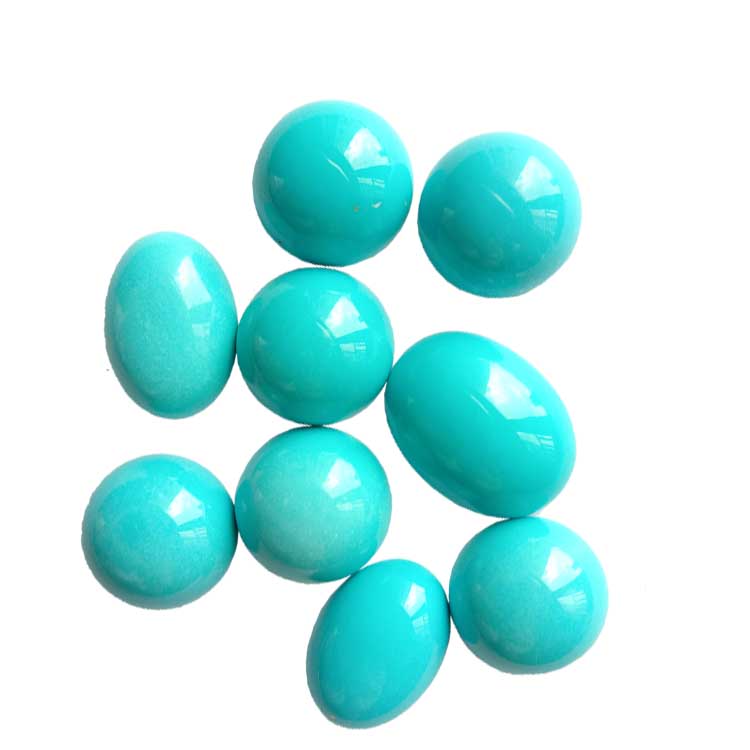 Turquoise Cabochons Oval Cabochon ntuj DIY Earring Jewelry Supply Embellishment 15