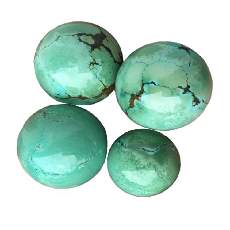 Turquoise Ball Perlur Natural Turquoise Jasper Round Ball Shaped Perlur 18