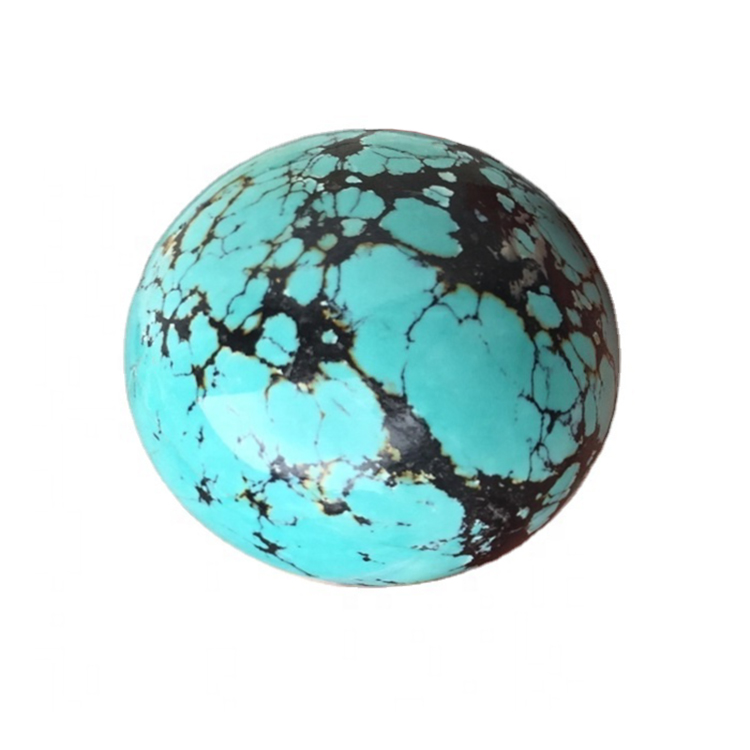 apple green turquoise ball beads Natural Stabilized Turquoise gemstone blue round ball turquoise loose beads 18