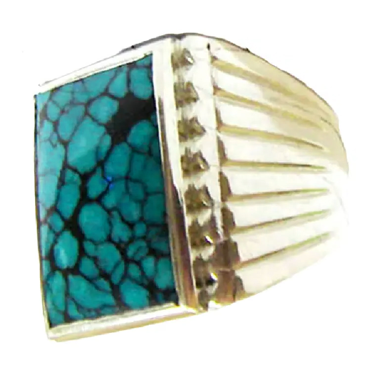 Turquoise Bijou Bijou Tibeten Turquoise Ring 925 Sterling Silver Bag 15
