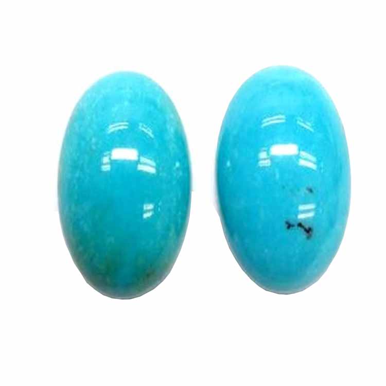 Sleeping Beauty Turquoise Stone Certified Natural Arizona Sleeping Beauty Turquoise Oval CabochOn 15