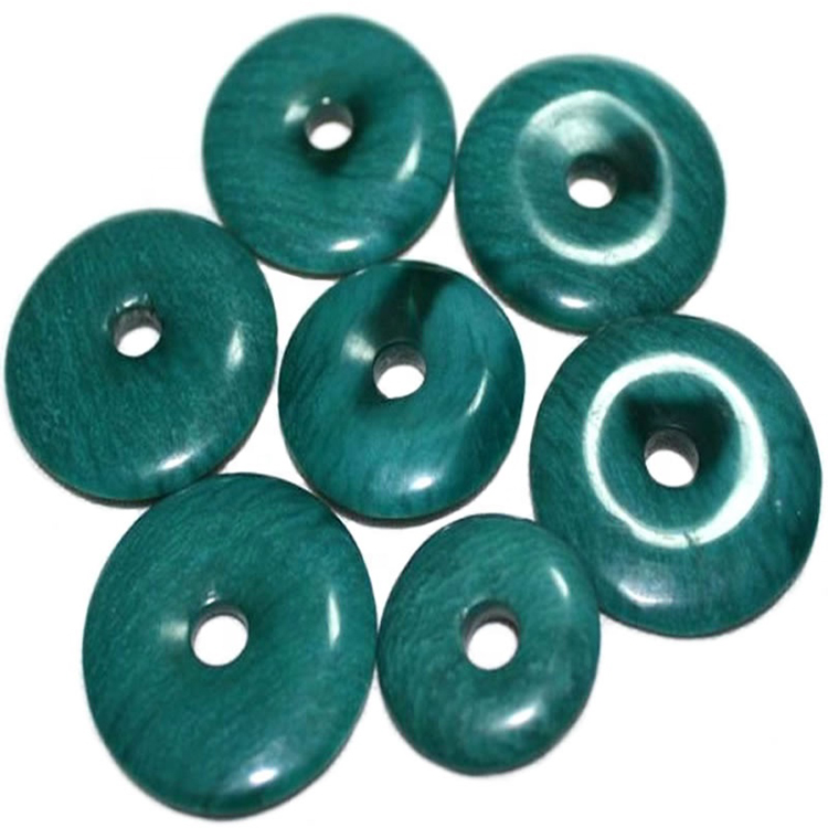 Gburugburu Turquoise Stup Circut Circs maka pendant ọla ntị mma ọla ọcha 18