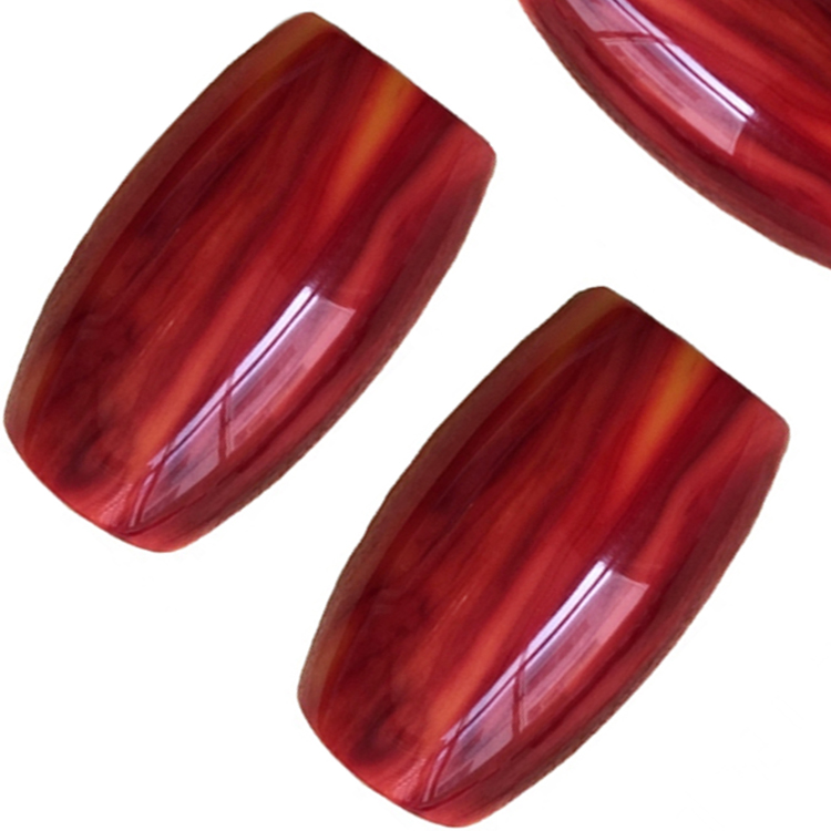 Genuine Natural Rojo Onyx Barril Beads Red Agate Beads Full Strand 14