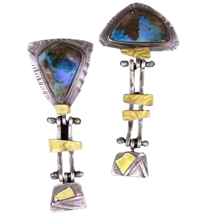 Zh gems | Відмінна справжня бірюза Сережки надійного постачальника 7
