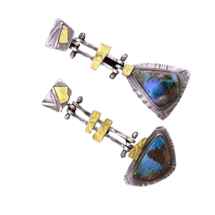 Zh gems | Відмінна справжня бірюза Сережки надійного постачальника 6