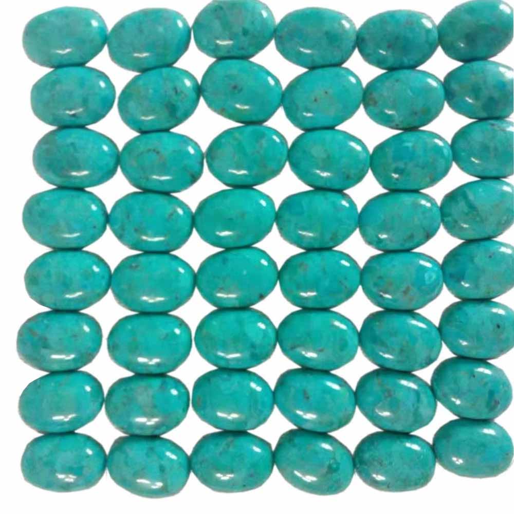 Attractive Top Grade Quality 100% Natural Tibetan Turquoise Oval Shape Cabochon Loose Gemstone For Making Jewelry 15