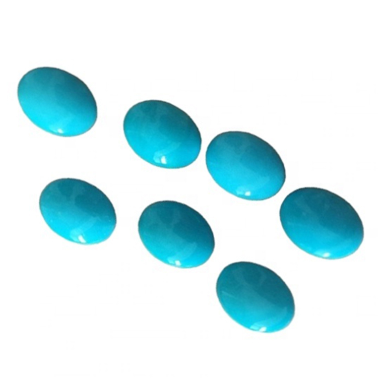 dabînkerê pêbawer kulîlkên dîska turquoise ya mezin | ZH Gems 6